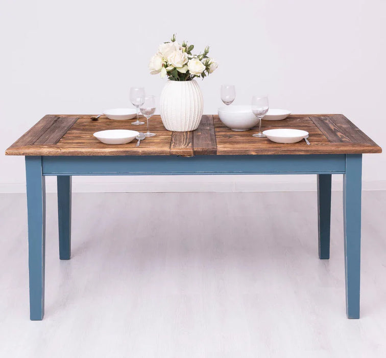 Ausziehbarer Esstisch aus Massivholz im Landhausstil - 160 /220