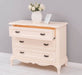 Sideboard aus Massivholz mit 3 Schubladen | Barock Kommode mit geschwungenen Füßen - 