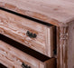 Barock Sideboard aus Massivholz mit 3 Schubladen | Kommode mit geschwungenen Füßen - 