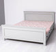 Bett aus Massivholz im Landhausstil mit Schubladen - Kastanie / 90x200
