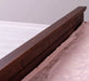 Bett aus Massivholz im Landhausstil mit Schubladen - Kastanie / 90x200