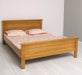 Bett aus Massivholz im Landhausstil ohne Schubladen - Gebeizt / 90x200