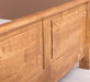 Bett im Landhausstil aus Massivholz mit geschwungenem Kopf- und Fußteil - 90 x200
