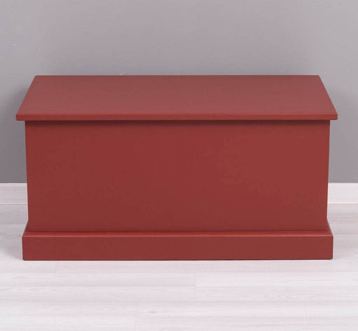 Bettkasten - Truhe aus Massivholz - Rot