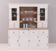 Breiter Buffetschrank aus Massivholz im Landhausstil -
