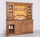 Breiter Buffetschrank aus Massivholz im Landhausstil -