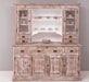 Breiter Buffetschrank aus Massivholz im Landhausstil -