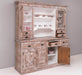 Breiter Buffetschrank aus Massivholz im Landhausstil -