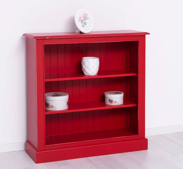 Bücherregal aus Massivholz im Landhausstil in verschiedenen Farben