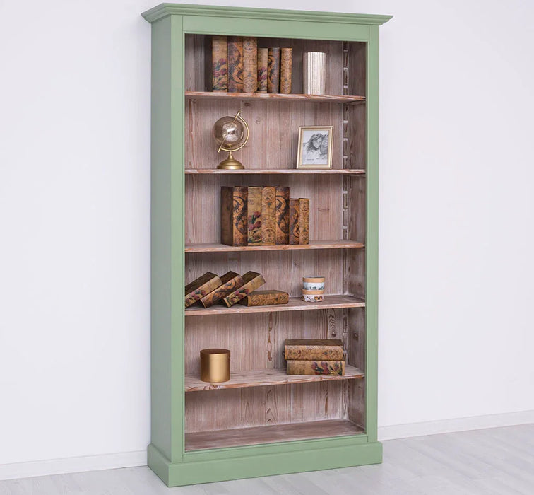 Bücherregal aus Massivholz in verschiedenen Farben