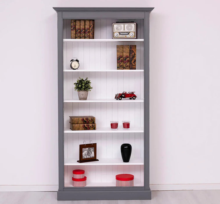 Bücherregal aus Massivholz in verschiedenen Farben