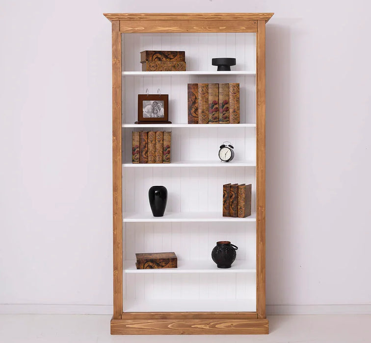 Bücherregal aus Massivholz in verschiedenen Farben