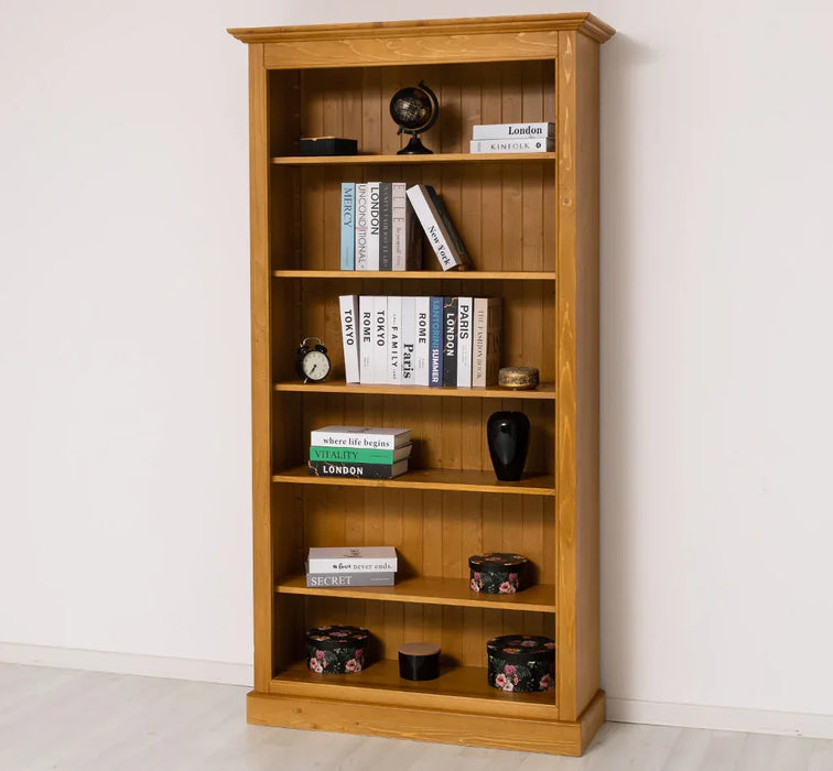 Bücherregal aus Massivholz in verschiedenen Farben