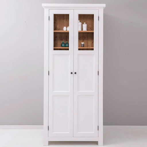 Buffetschrank aus Massivholz | Geschirrschrank- und Gewürzschrank mit Staufächern in den Türen