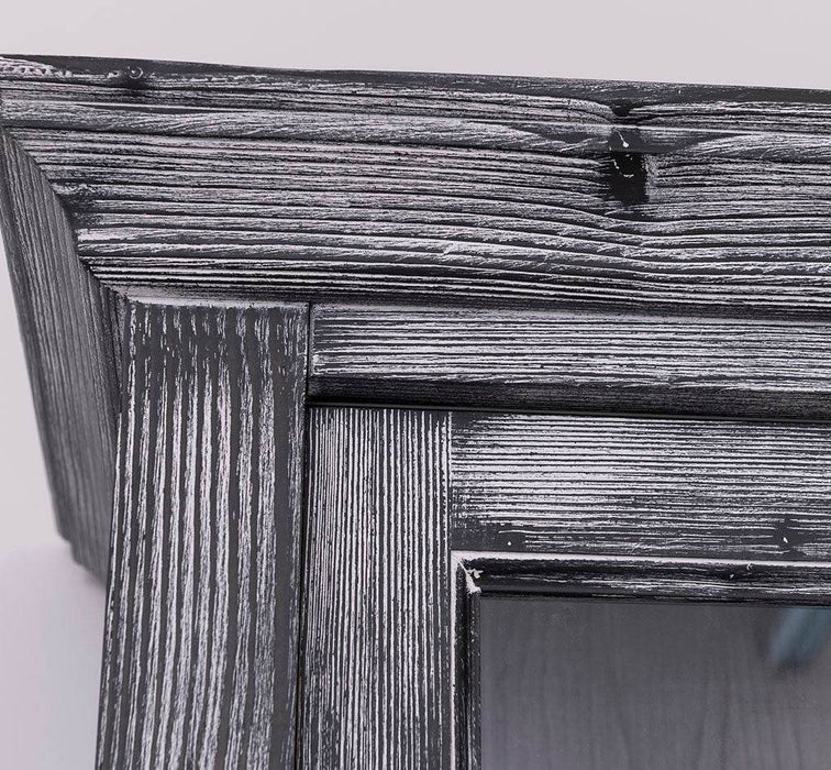 Buffetschrank mit Schiebetüren | Geschirrschrank | Vitrine | 2-teilig -