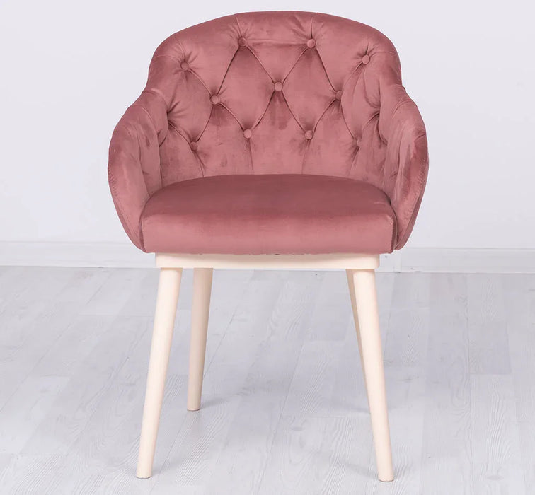 Chesterfield Stuhl aus Massivholz in verschiedenen Farben | Lounge Sessel kaptioniert