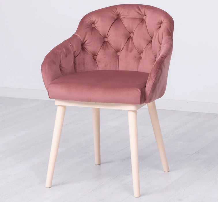 Chesterfield Stuhl aus Massivholz in verschiedenen Farben | Lounge Sessel kaptioniert
