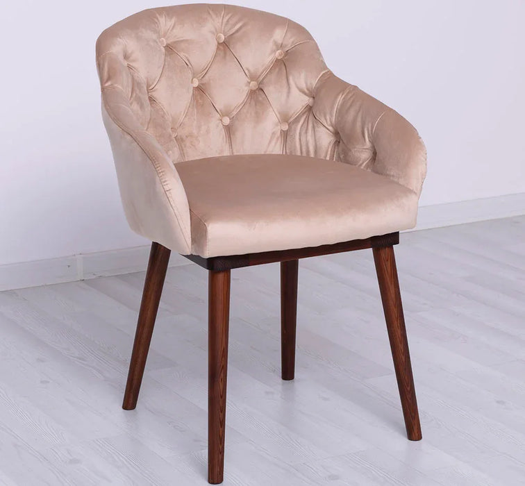 Chesterfield Stuhl aus Massivholz in verschiedenen Farben | Lounge Sessel kaptioniert