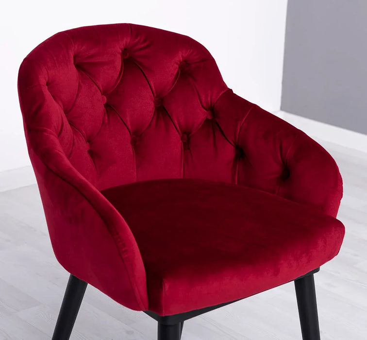 Chesterfield Stuhl aus Massivholz in verschiedenen Farben | Lounge Sessel kaptioniert