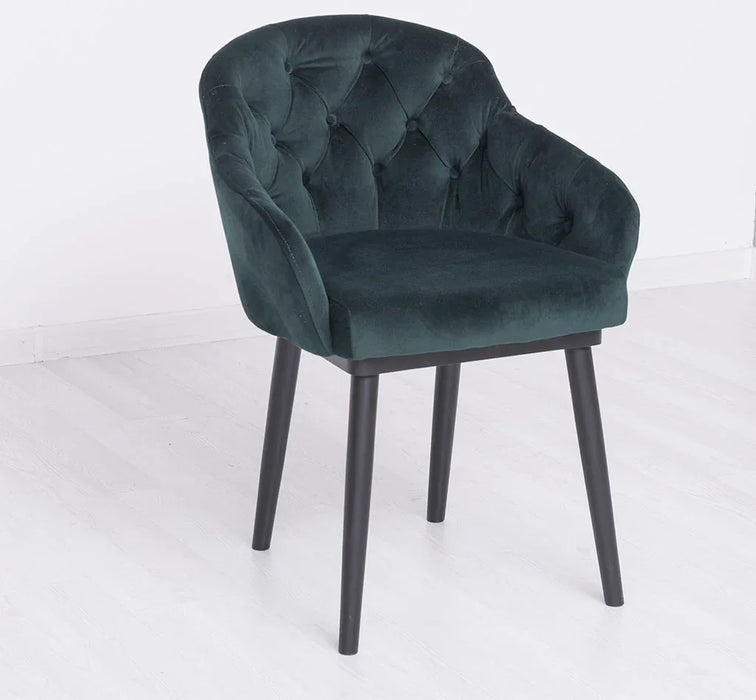 Chesterfield Stuhl aus Massivholz in verschiedenen Farben | Lounge Sessel kaptioniert