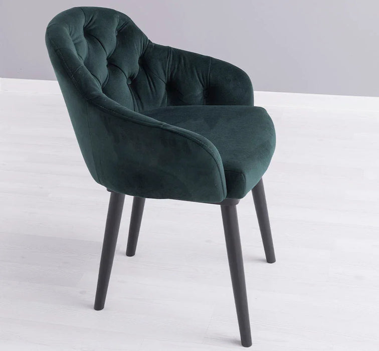 Chesterfield Stuhl aus Massivholz in verschiedenen Farben | Lounge Sessel kaptioniert