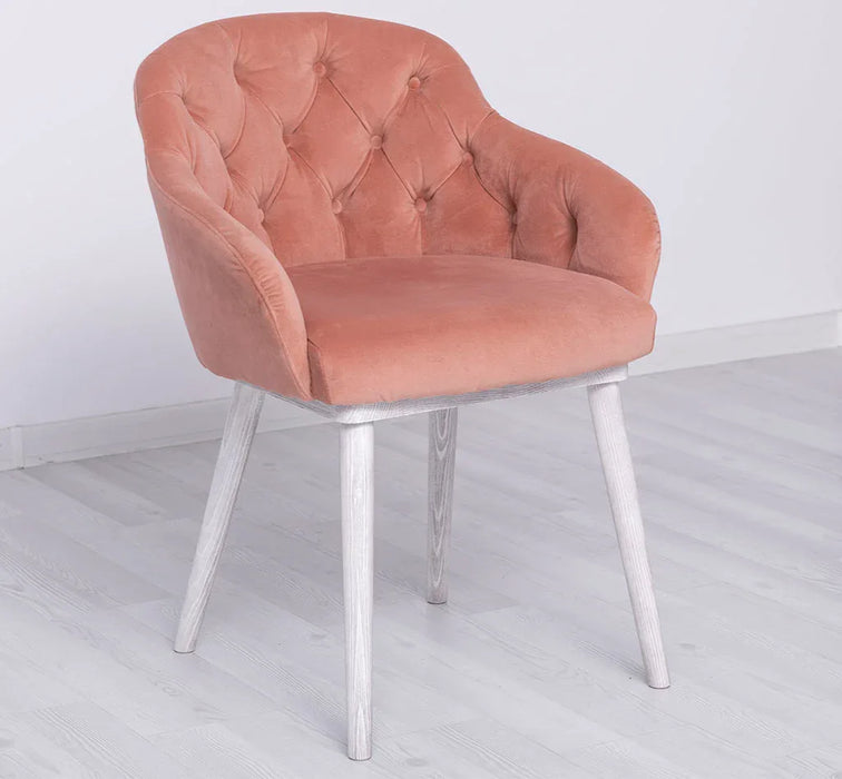 Chesterfield Stuhl aus Massivholz in verschiedenen Farben | Lounge Sessel kaptioniert