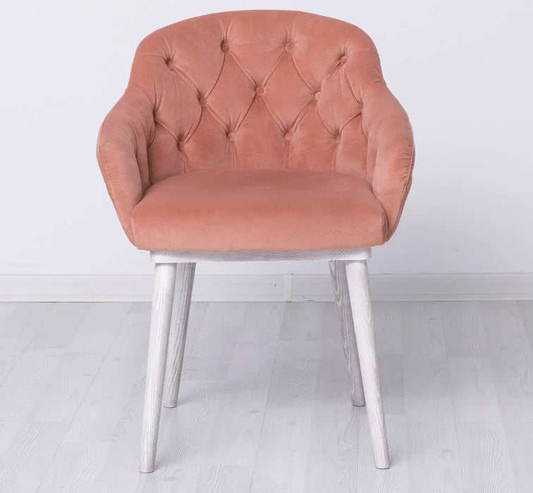 Chesterfield Stuhl aus Massivholz in verschiedenen Farben | Lounge Sessel kaptioniert