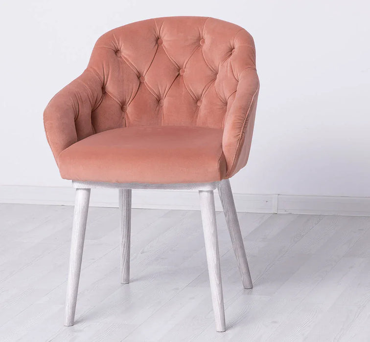 Chesterfield Stuhl aus Massivholz in verschiedenen Farben | Lounge Sessel kaptioniert