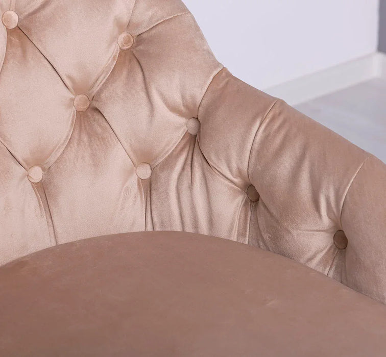 Chesterfield Stuhl aus Massivholz in verschiedenen Farben | Lounge Sessel kaptioniert
