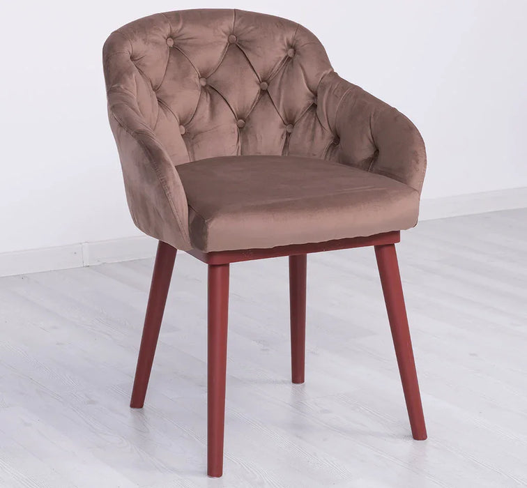 Chesterfield Stuhl aus Massivholz in verschiedenen Farben | Lounge Sessel kaptioniert