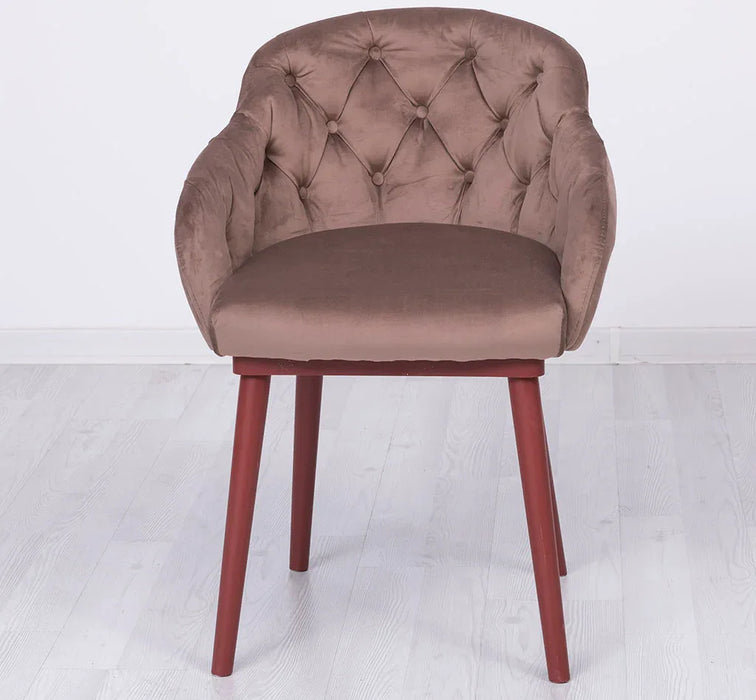 Chesterfield Stuhl aus Massivholz in verschiedenen Farben | Lounge Sessel kaptioniert