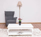 Couchtisch aus Massivholz mit geschwungenen Beinen -