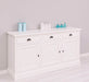 Dreitüriges Sideboard 175 aus Massivholz mit drei Schubladen -