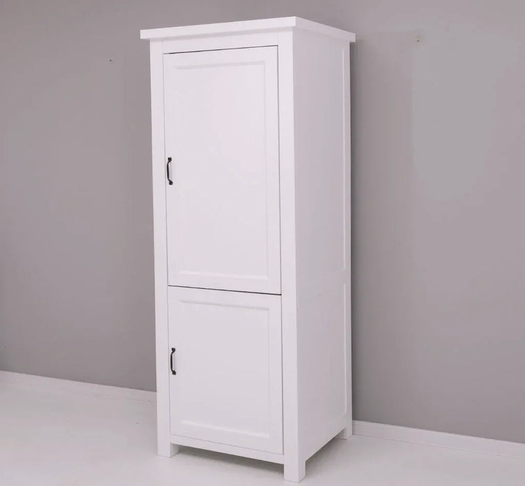 Einbauschrank für Kühlschrank aus Massivholz | Kühlumbauschrank für Kühl-Gefrierkombination