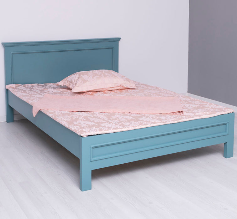 Elegantes Bett aus Massivholz im Landhausstil - 90 x 200