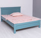 Elegantes Bett aus Massivholz im Landhausstil - 90 x 200
