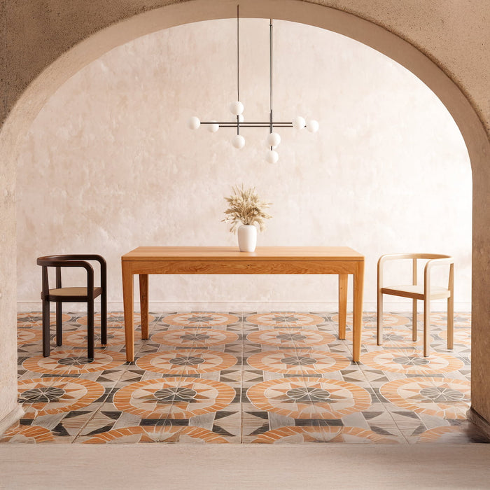 Ausziehbarer Esstisch aus massiver Eiche | Ausziehtisch Butterfly