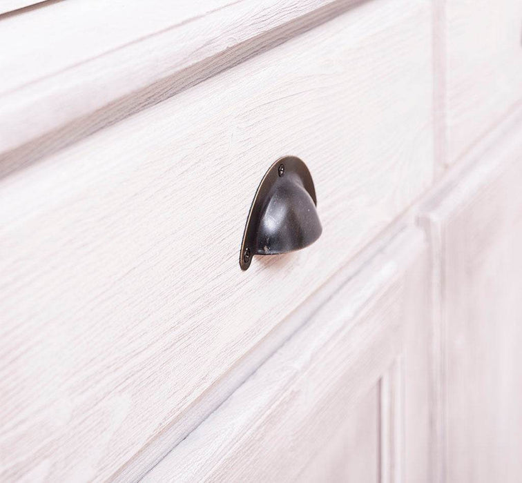 Esszimmerschrank aus Massivholz | Geschirrschrank | 2-teilig | 4 Elemente -