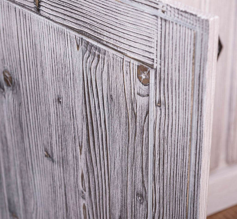 Esszimmerschrank aus Massivholz | Geschirrschrank | 2-teilig | 4 Elemente -