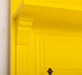 Garderobe aus Massivholz mit 6 Haken und 2 Staufächern unifarben -