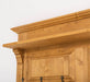Garderobe aus Massivholz mit Spiegel und Ablage -
