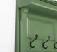 Garderobe aus Massivholz mit Spiegel und Ablage -