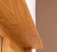 Garderobe aus Massivholz mit Spiegel und Staufächern -