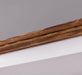 Garderobe aus Massivholz mit Spiegel und Staufächern -