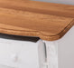 Geschwungene Kommode aus Massivholz im Landhausstil - Schwarz