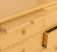 Große Landhauskommode mit neun Schubladen - Sideboard in verschiedenen Farben - Vintage Gelb