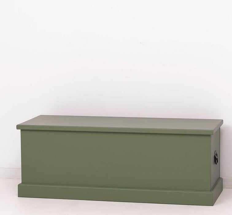 Große Truhe aus Massivholz | aufklappbarer Bettkasten - Aufbewahrungsbox - 