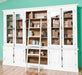 Großer Bücherschrank aus Massivholz mit externem Verschlusssystem | Wohnzimmerschrank