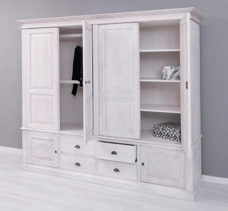 Großer Kleiderschrank aus Massivholz