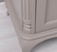 Großes Barock TV Sideboard mit 2 Türen - geschwungene Kommode - Taupegrau